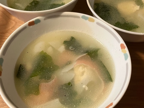 《たけのこの中華スープ》